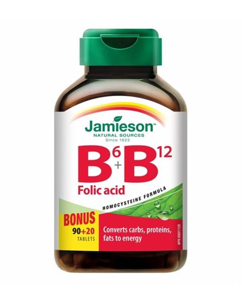 Jamieson vitamíny b6, b12 a kyselina listová